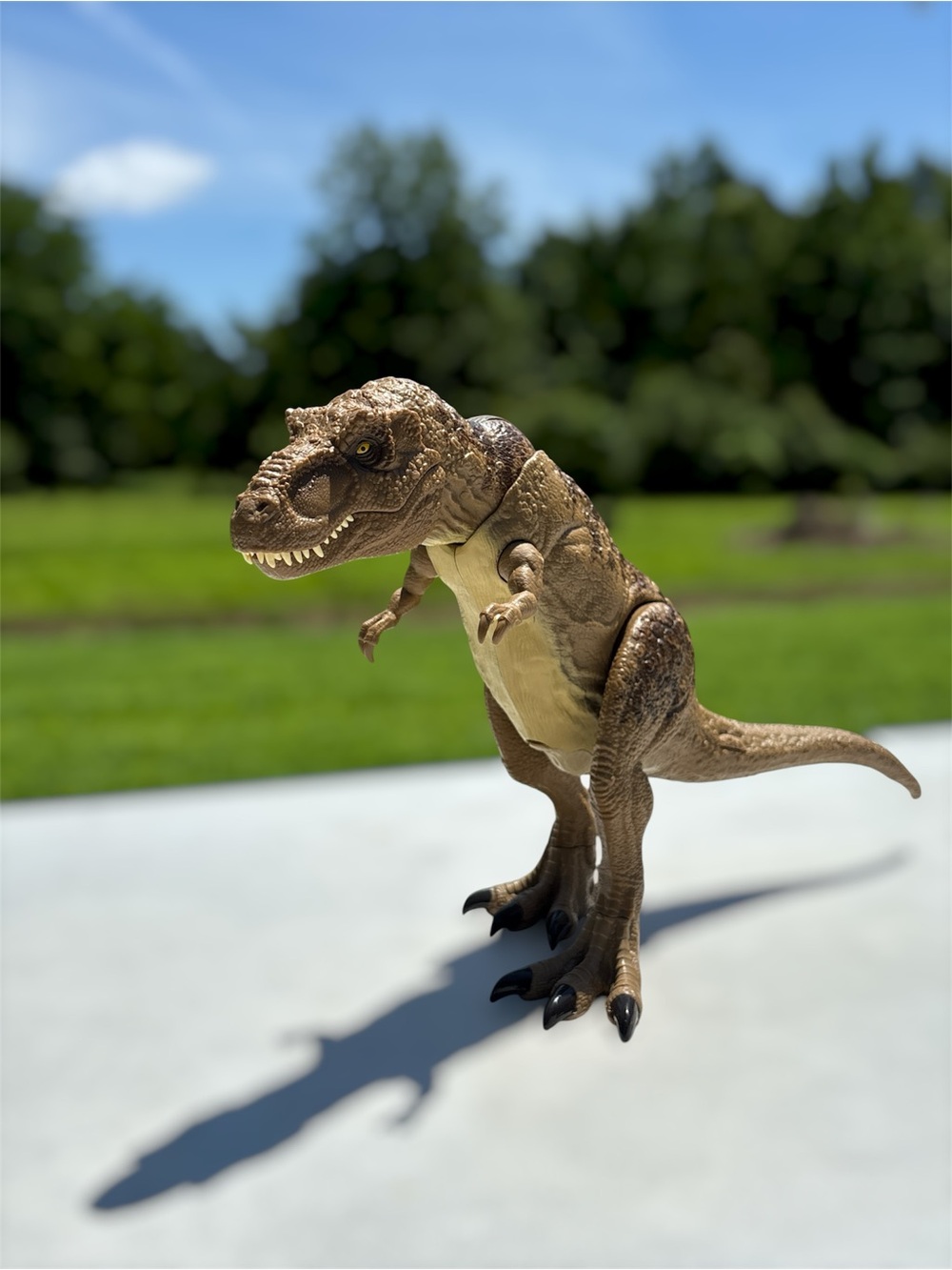 Realistic Brown T-Rex Reptile Figure – Lifelike Dinosaur Toy
